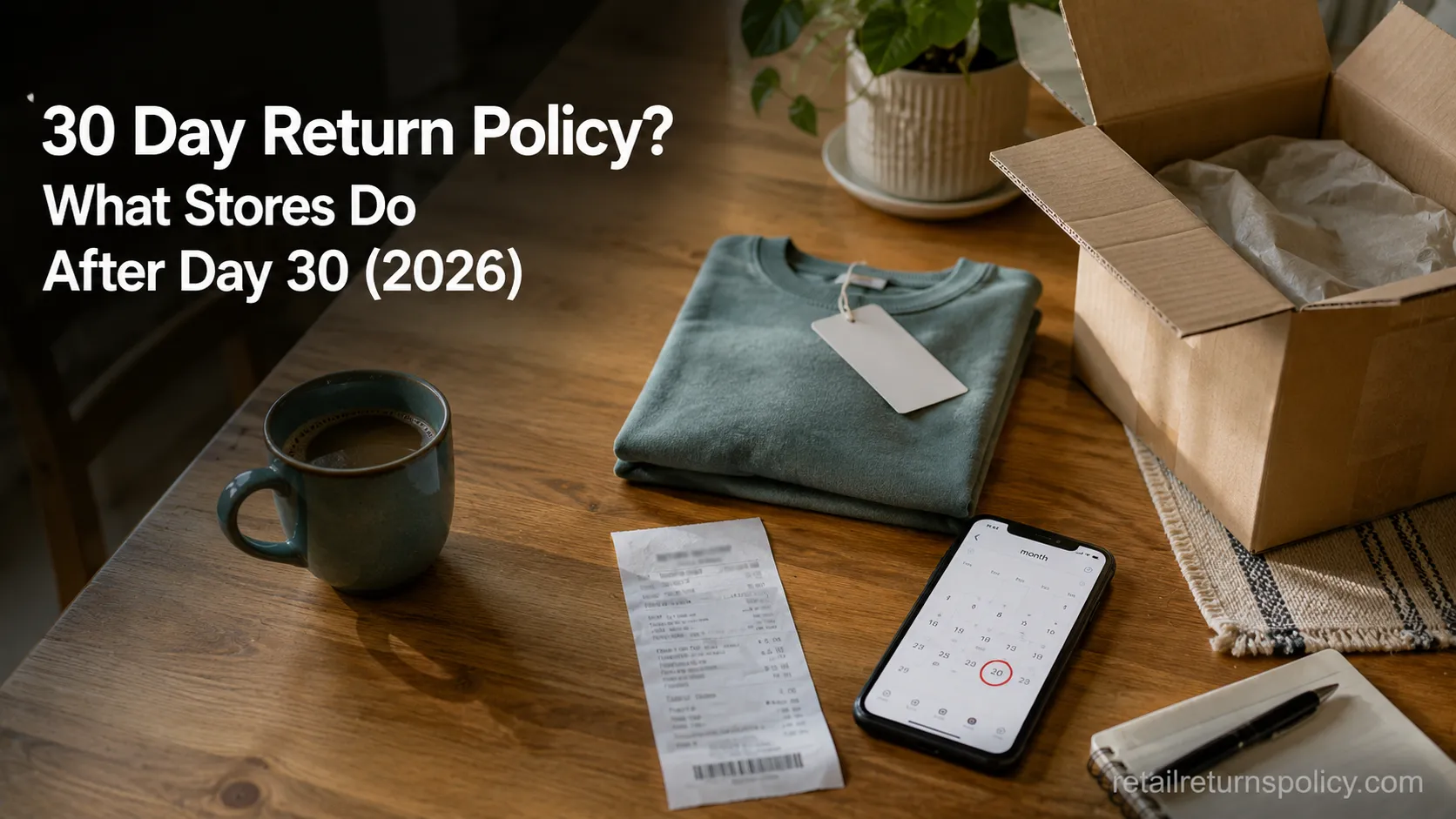 30 Day Return Policy? What Stores Do After Day 30 (2026)