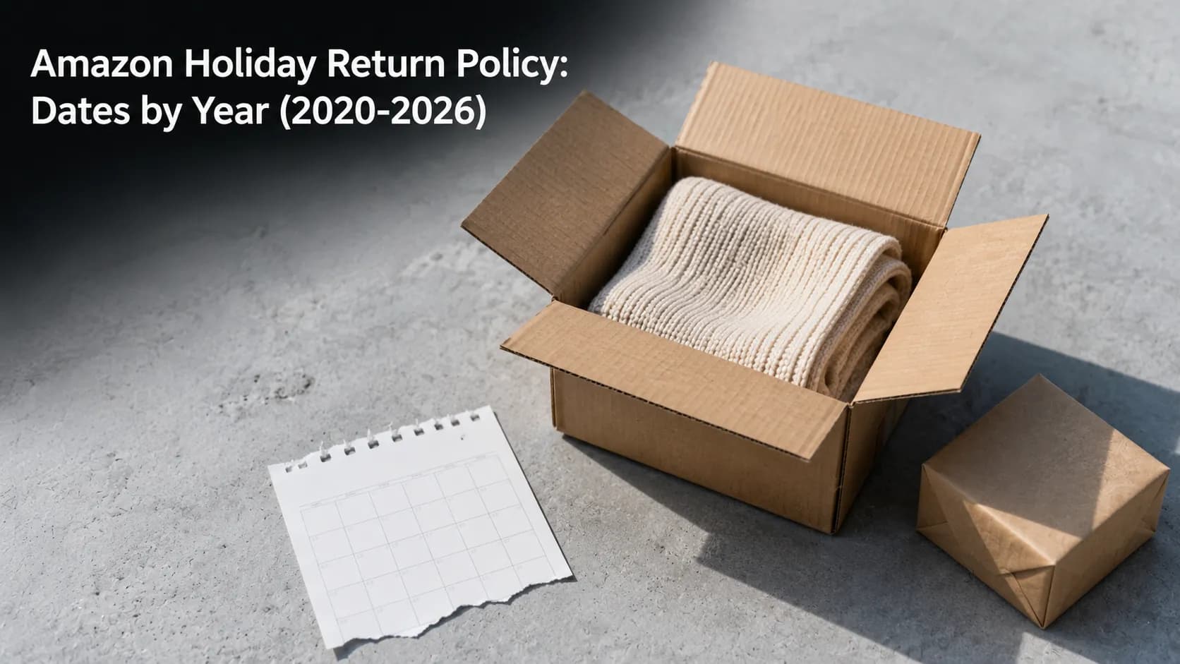 Amazon Holiday Return Policy: Dates by Year (2020-2026)