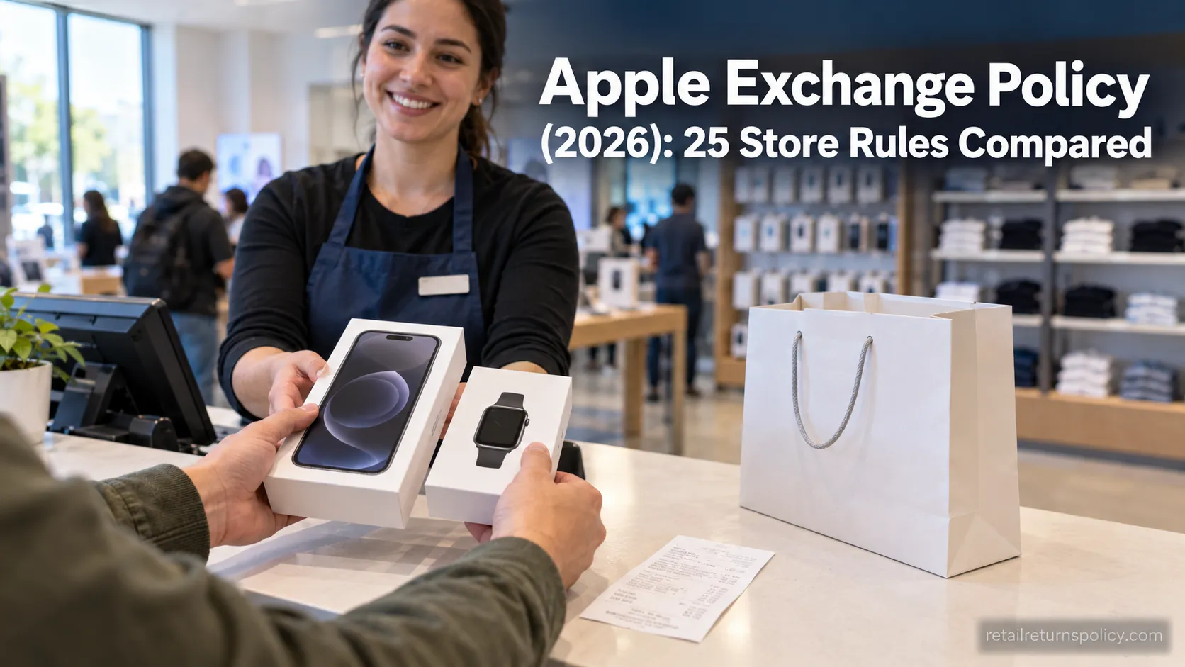 Apple Exchange Policy (2026): 25 Store Rules Compared