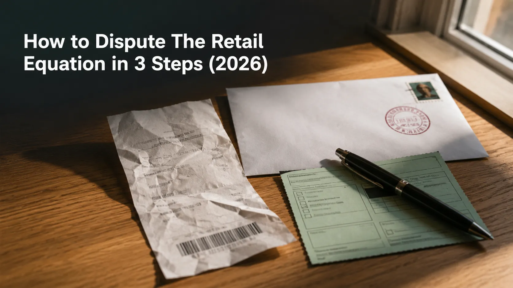 How to Dispute The Retail Equation in 3 Steps (2026)