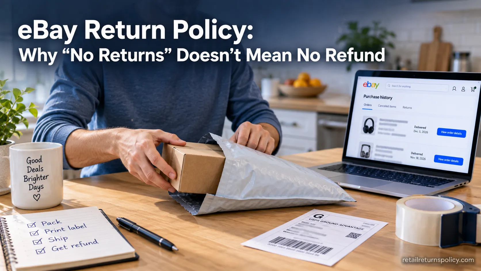 eBay Return Policy: Why “No Returns” Doesn’t Mean No Refund