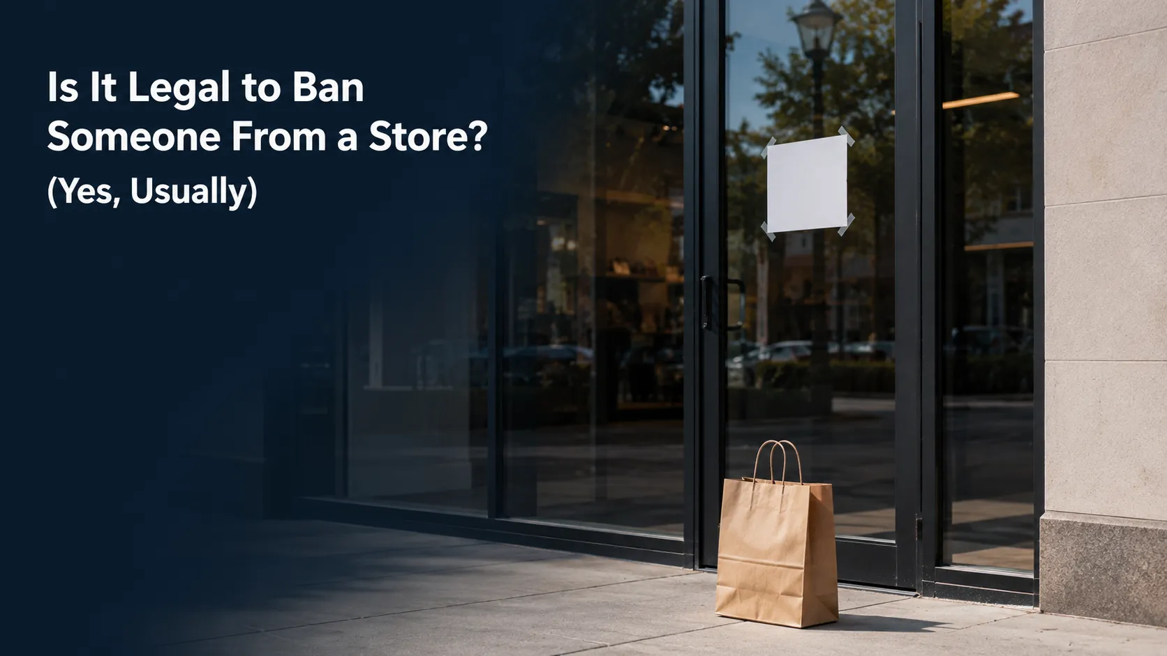 Is It Legal to Ban Someone From a Store? (Yes, Usually)