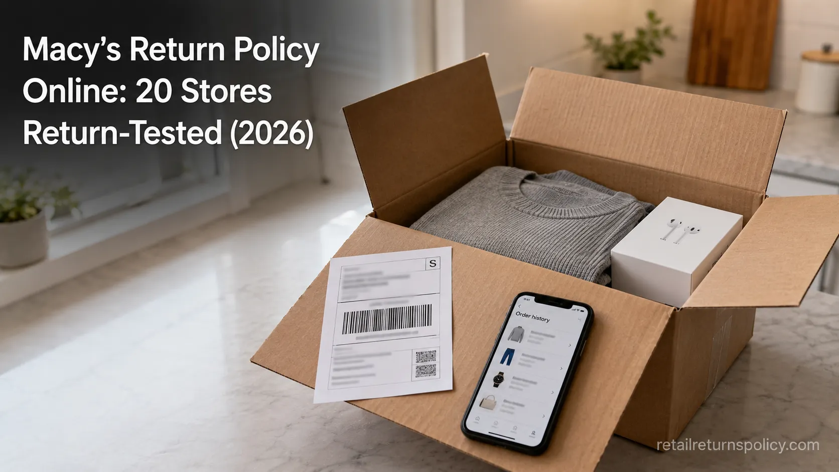 Macy’s Return Policy Online: 20 Stores Return-Tested (2026)