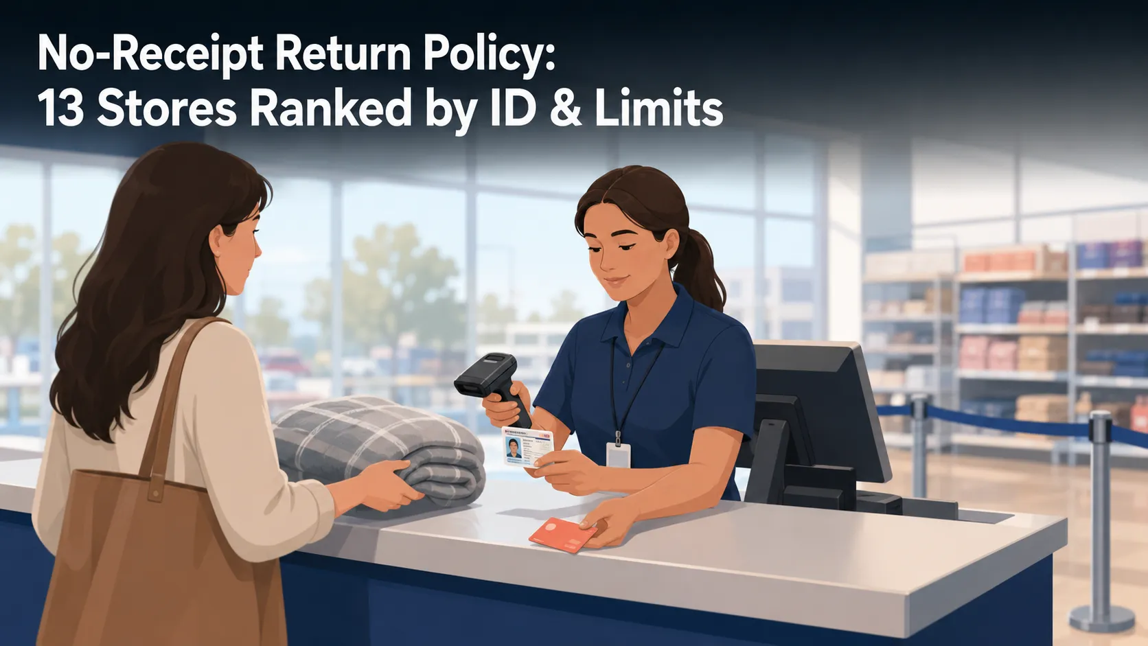 No-Receipt Return Policy: 13 Stores Ranked by ID & Limits