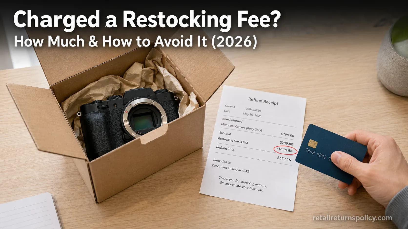 Charged a Restocking Fee? How Much & How to Avoid It (2026)