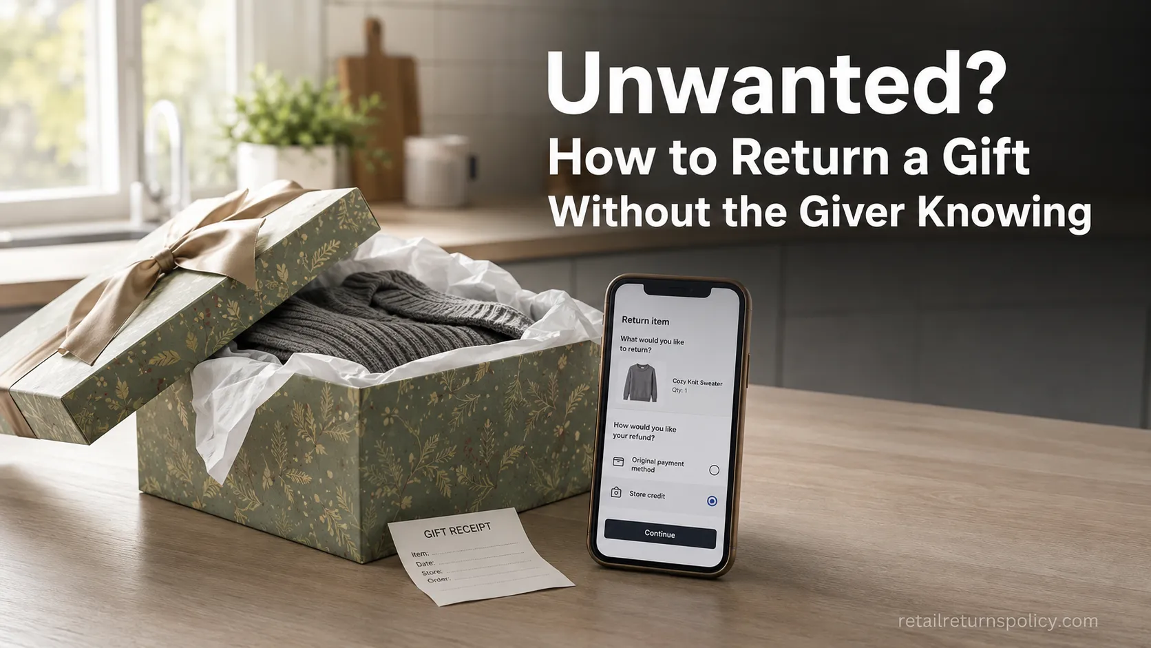Unwanted? How to Return a Gift Without the Giver Knowing