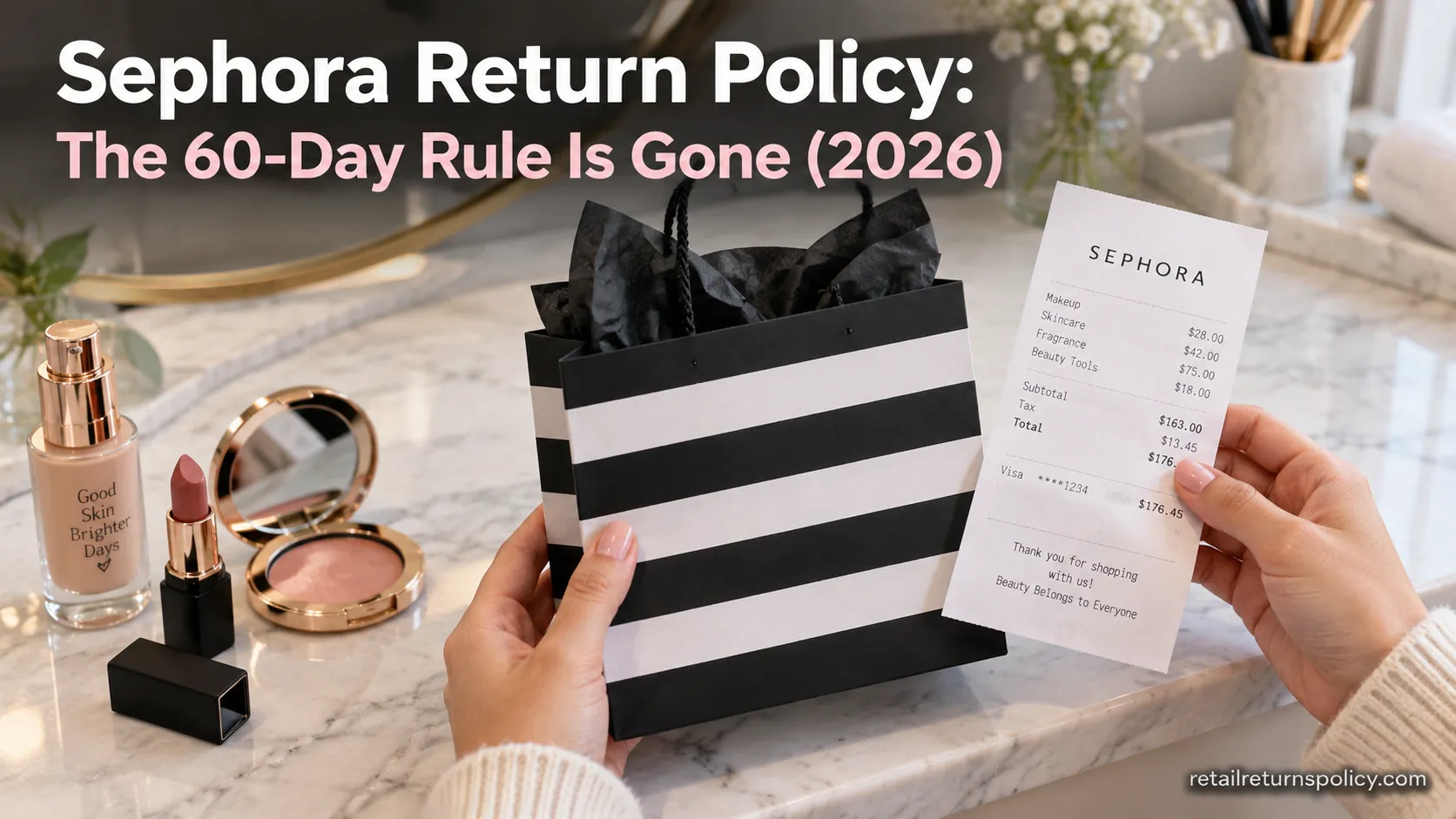 Sephora Return Policy: The 60-Day Rule Is Gone (2026)