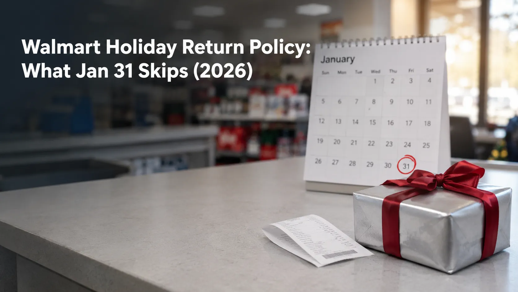 Walmart Holiday Return Policy: What Jan 31 Skips (2026)