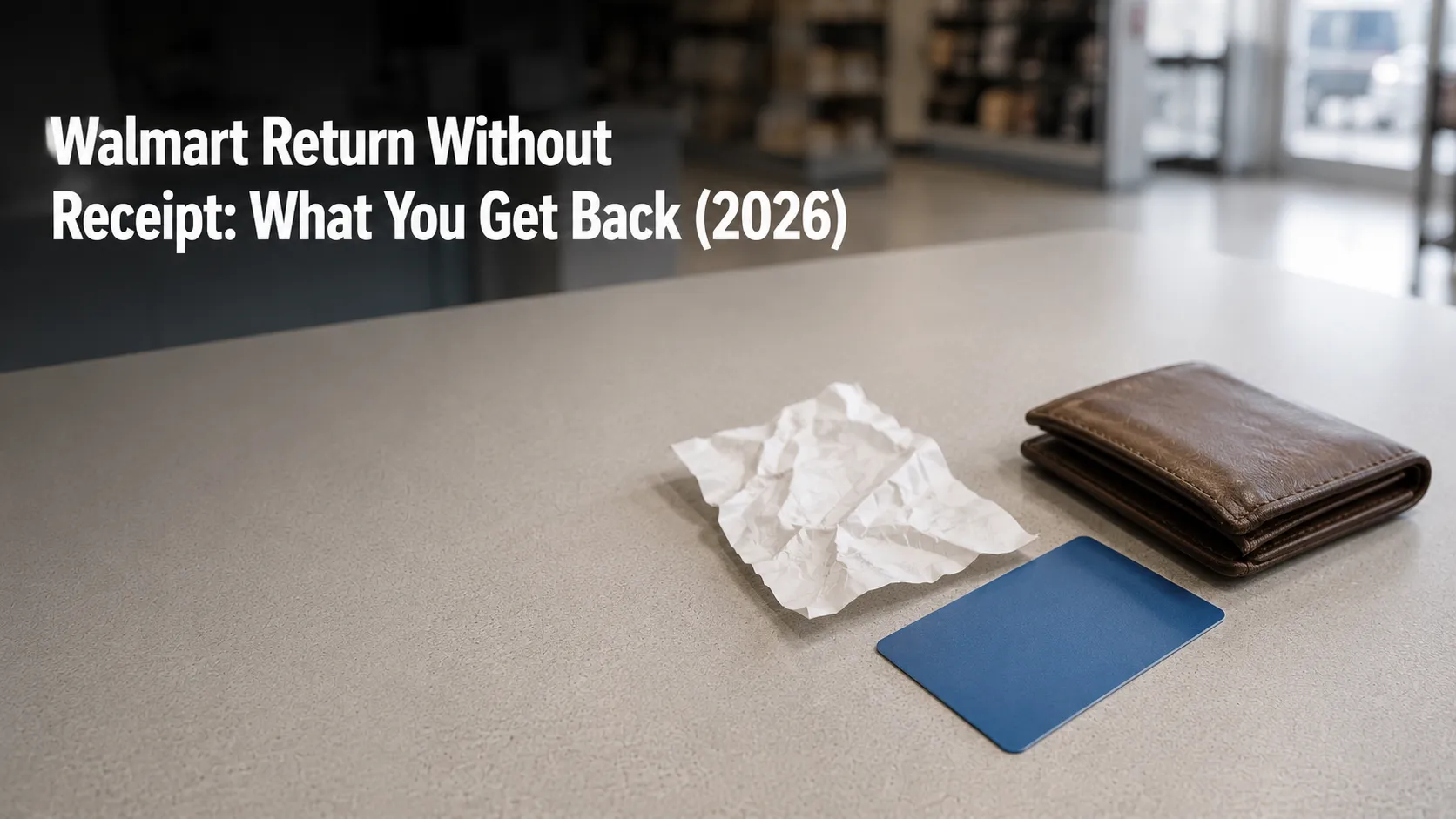 Walmart Return Without Receipt: What You Get Back (2026)