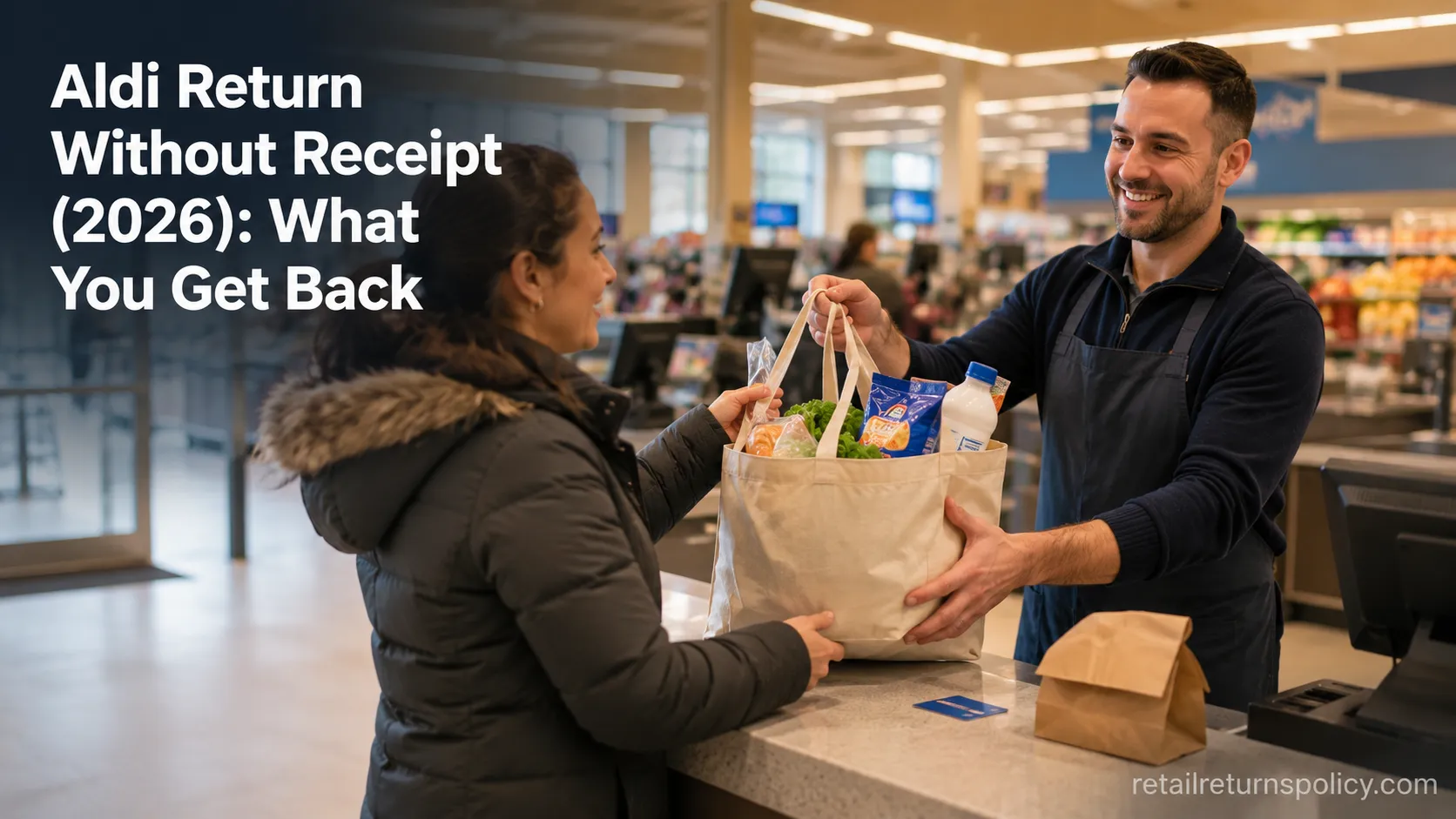 Aldi Return Without Receipt (2026): What You Get Back