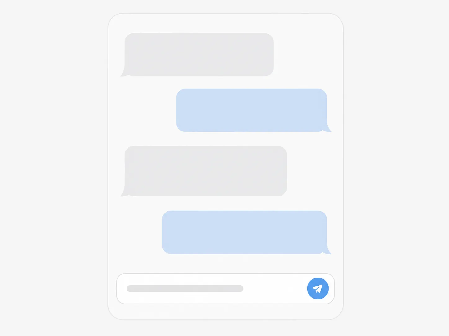 Minimal mobile chat interface with alternating message bubbles, illustrating a customer service conversation that reversed an Amazon return deduction within minutes.
