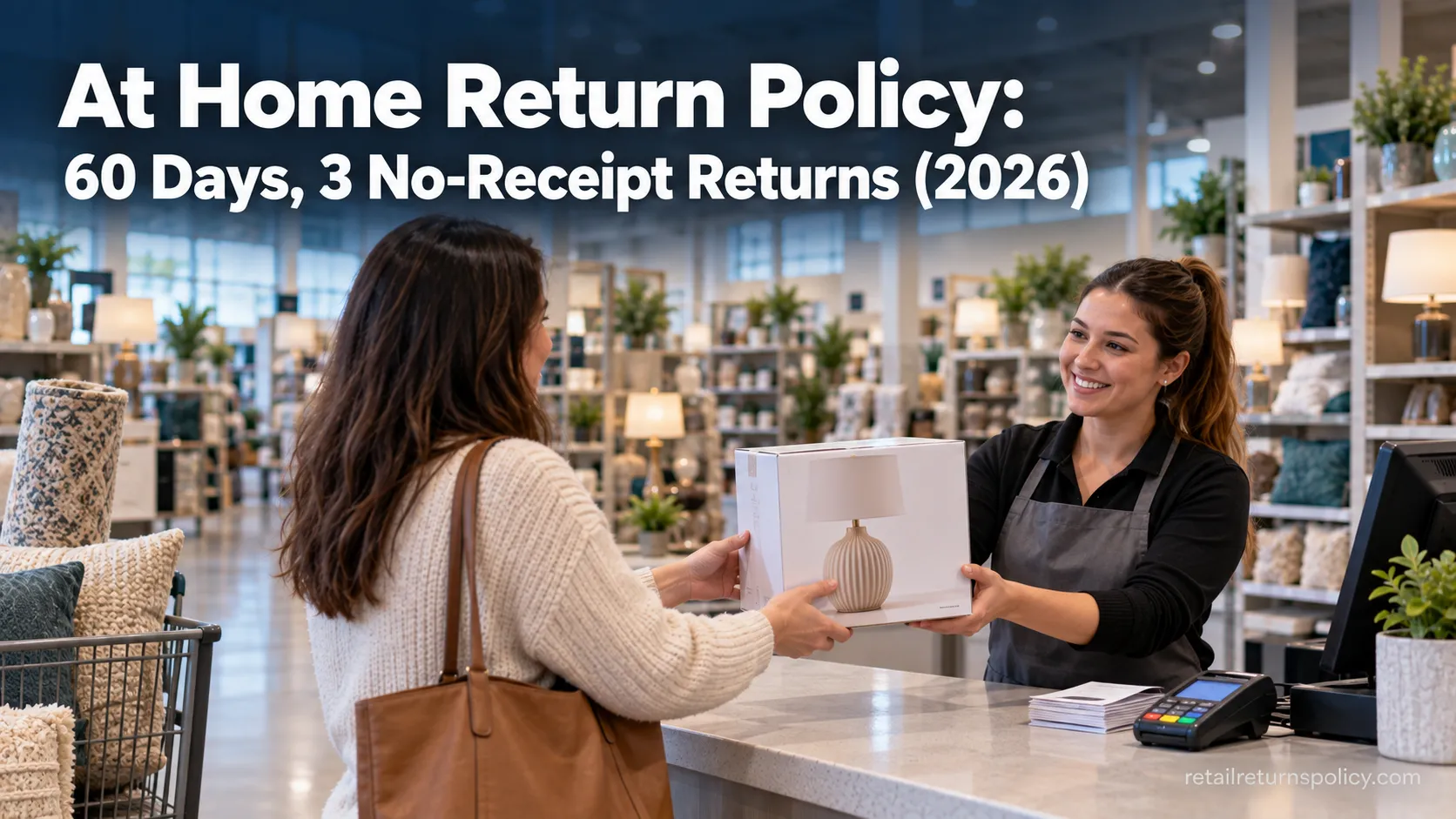At Home Return Policy: 60 Days, 3 No-Receipt Returns (2026)