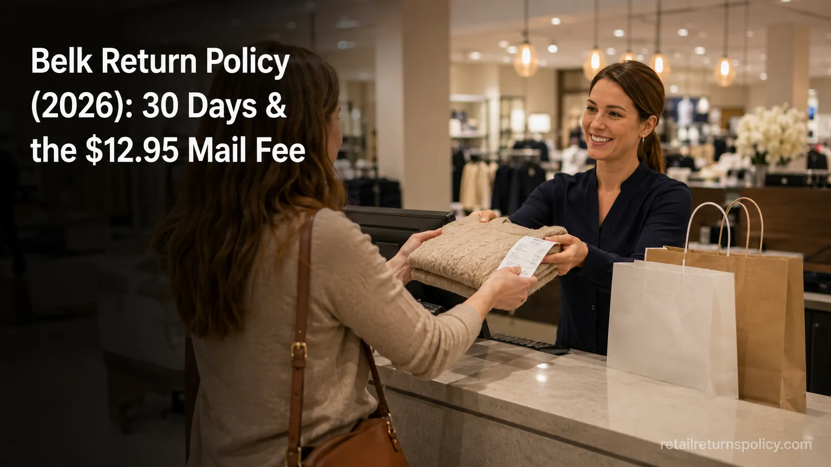 Belk Return Policy (2026): 30 Days & the $12.95 Mail Fee
