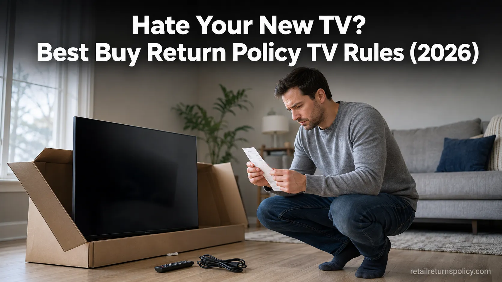 Hate Your New TV? Best Buy Return Policy TV Rules (2026)