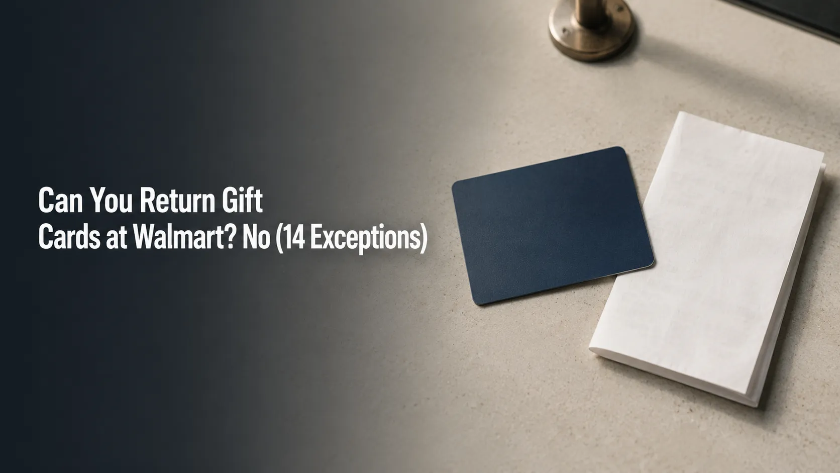 Can You Return Gift Cards at Walmart? No (14 Exceptions)