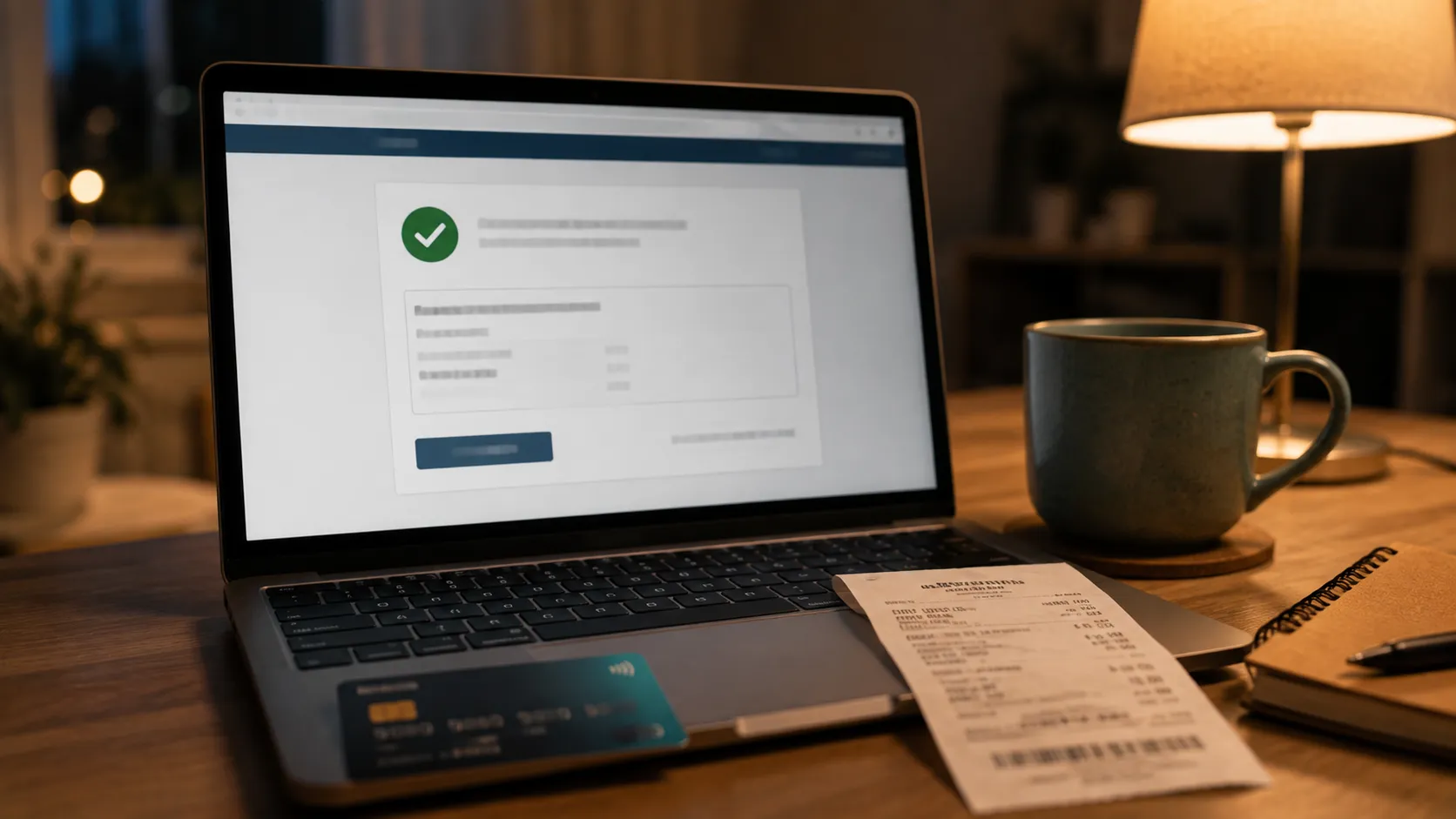 credit card chargeback confirmation for a defective item after a return window closed shown on a laptop screen