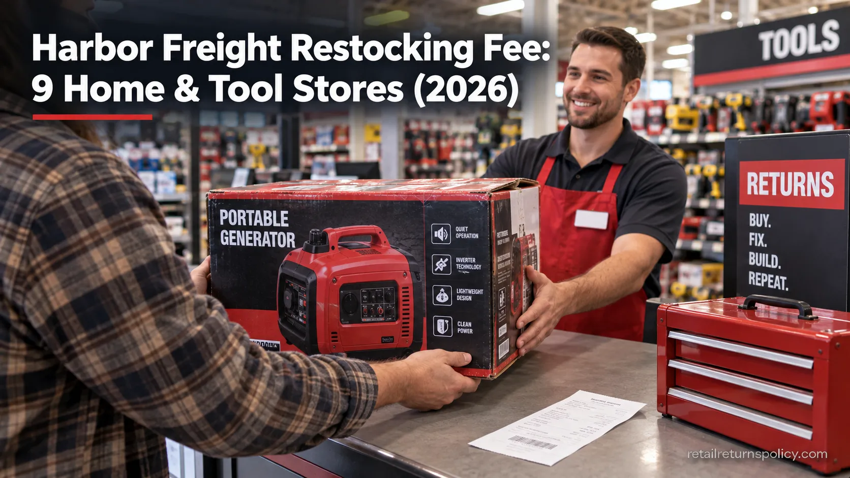 Harbor Freight Restocking Fee: 9 Home & Tool Stores (2026)