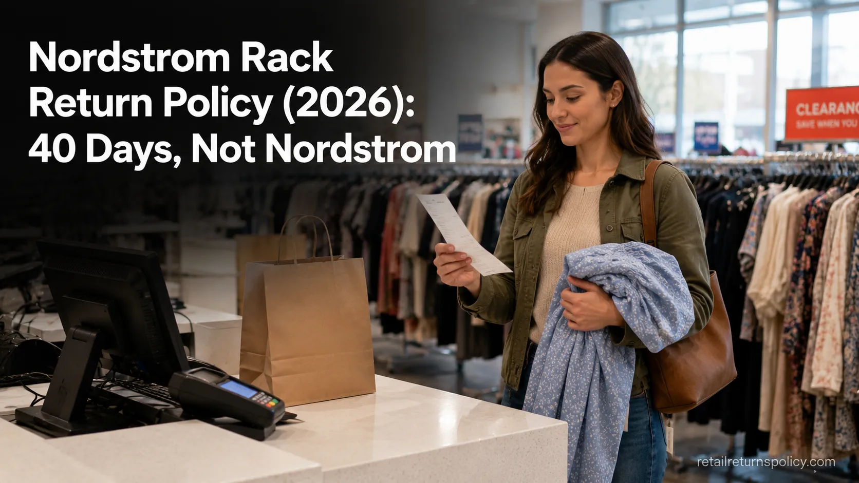 Nordstrom Rack Return Policy (2026): 40 Days, Not Nordstrom