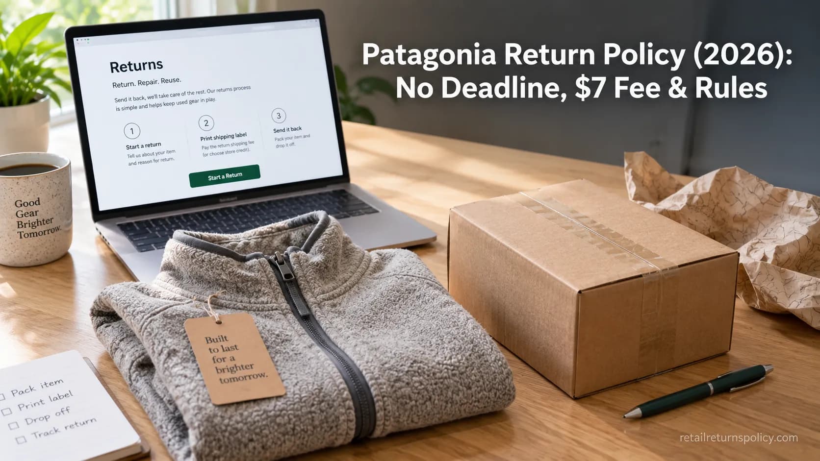 Patagonia Return Policy (2026): No Deadline, $7 Fee & Rules