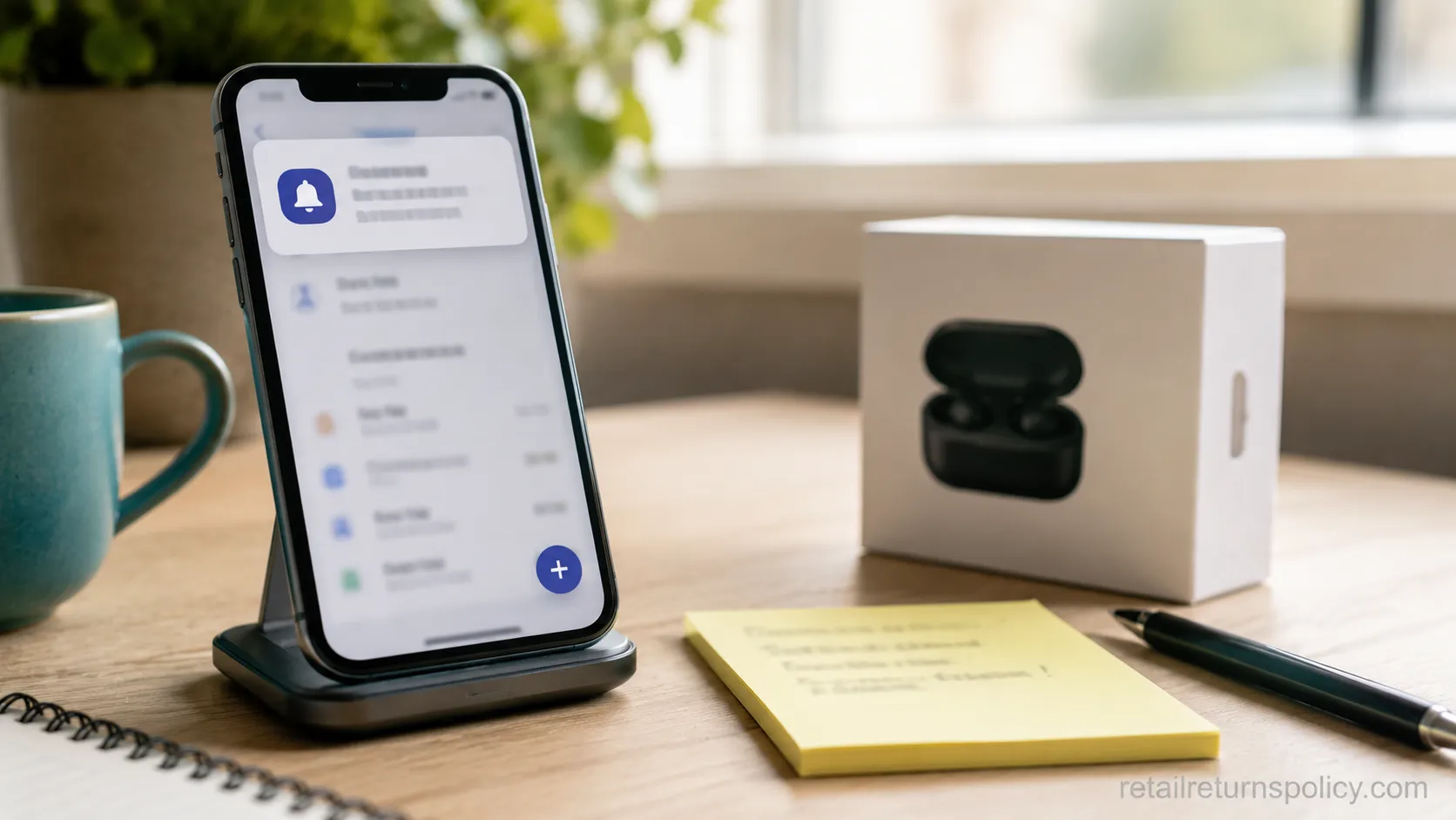 phone reminder set to a return window deadline to avoid missing a Best Buy 15 day return