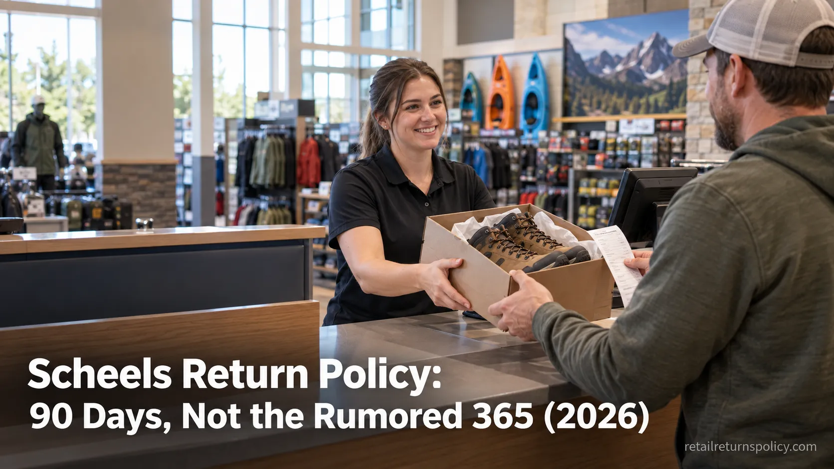 Scheels Return Policy: 90 Days, Not the Rumored 365 (2026)
