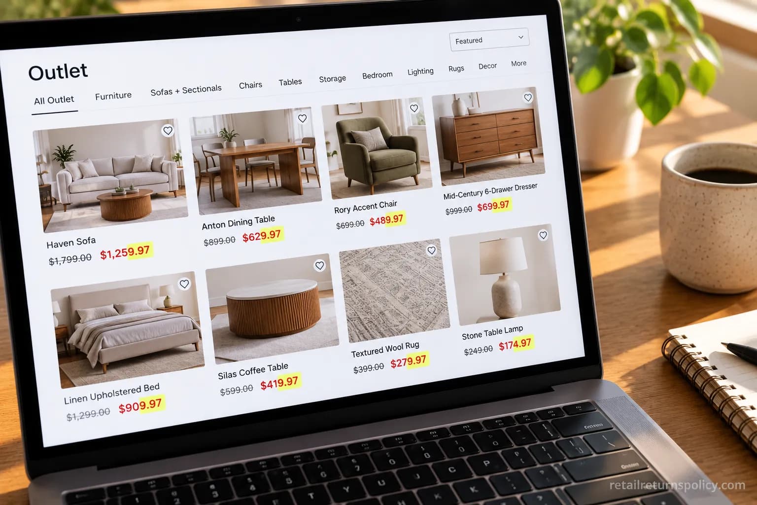 West Elm final-sale outlet items priced ending in .97